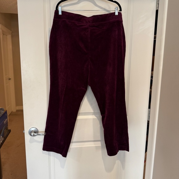 Alia - size 14petite : plum casual pants - Picture 2 of 3